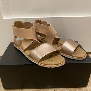 Sorel - Ella Sandals - Warm Gold
